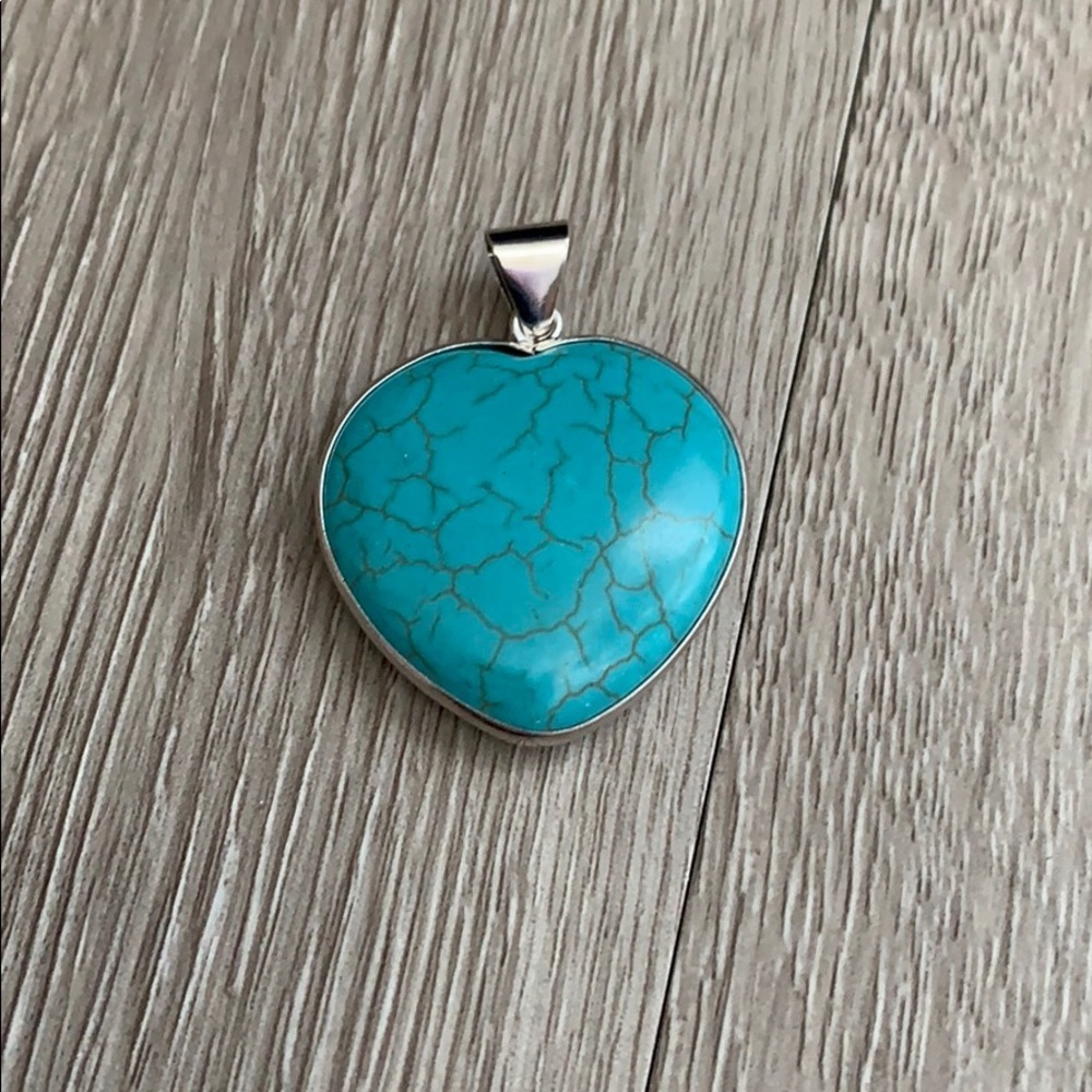 Heart shaped hanging pendant